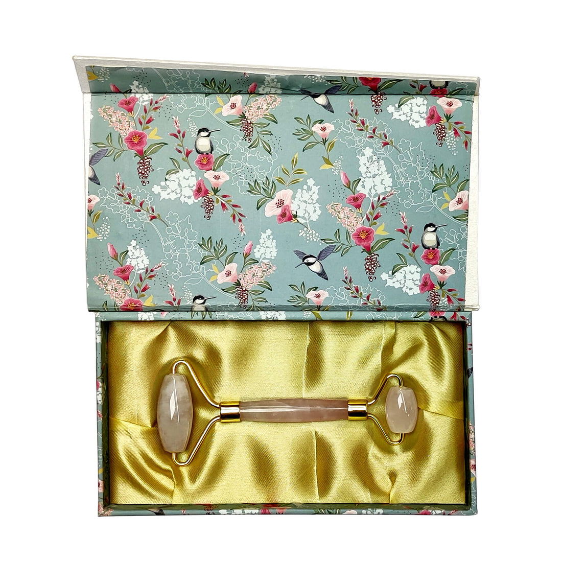 Premium Rose Quartz Face Roller with Box – Radiance & Skin Care