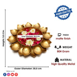 Inflorence Lotus Shape Metal Urli For Home Decor Puja Store Online Pooja Items Online Puja Samagri Pooja Store near me www.satvikstore.in