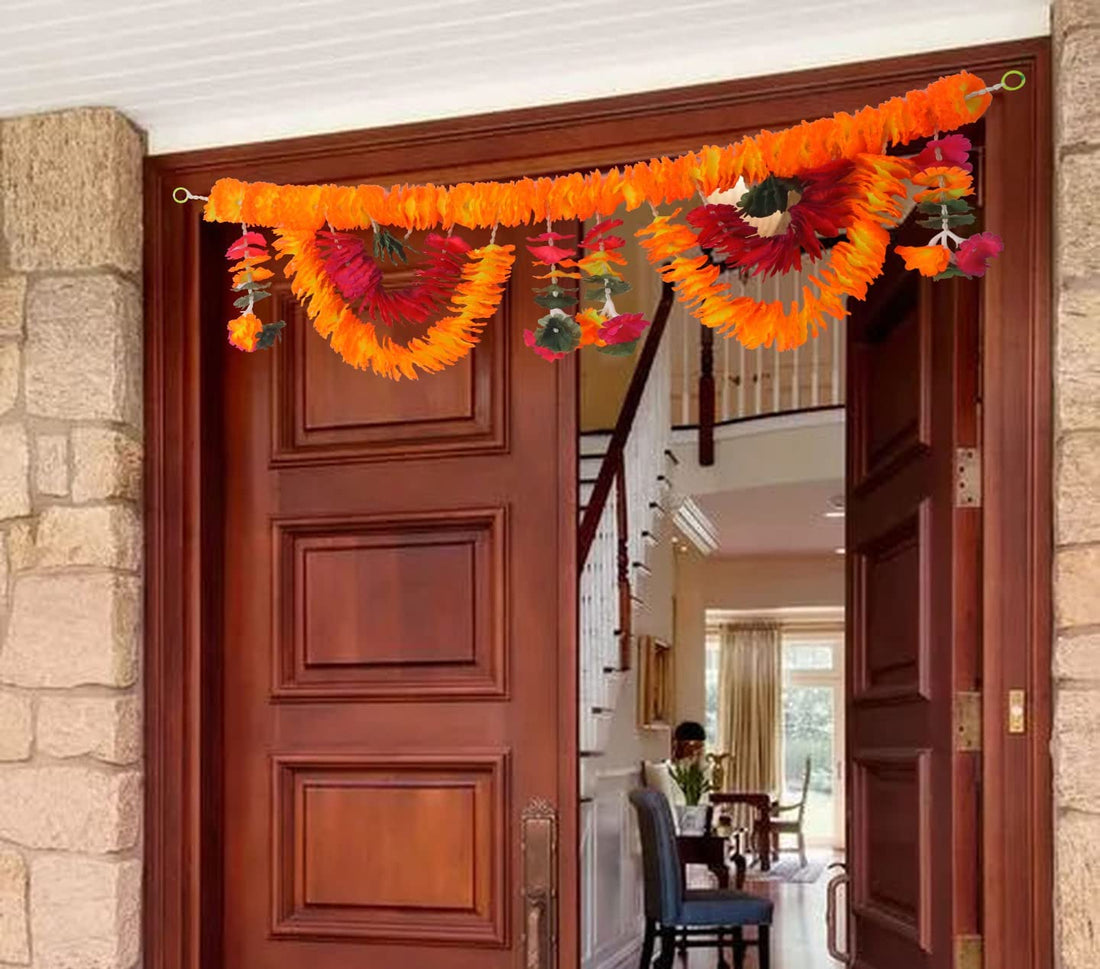 Artificial Flower Bandarwal for Door Decoration Floral Toran (Design-6)