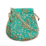Designer Zari Work Women's Potli
