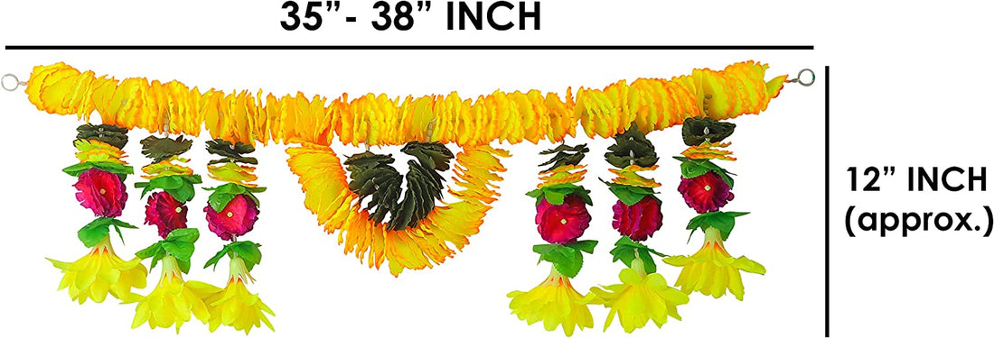 Artificial Flower Bandarwal for Door Decoration Floral Toran (Design-11)