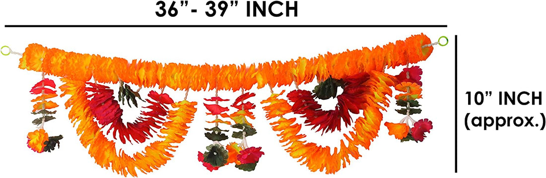 Artificial Flower Bandarwal for Door Decoration Floral Toran (Design-6)