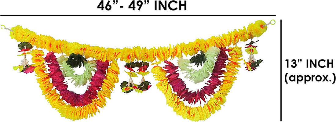 Artificial Flower Bandarwal for Door Decoration Floral Toran (Design-10)