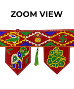 Handcrafted Embroided Shubh Labh Toran (Door Valance)