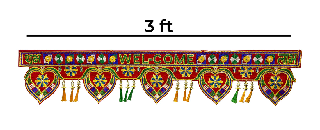 Handcrafted Floral Toran (Door Valance)