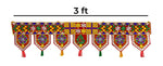 Handcrafted Valvet Embroided Deepawali Toran (Door Valance)