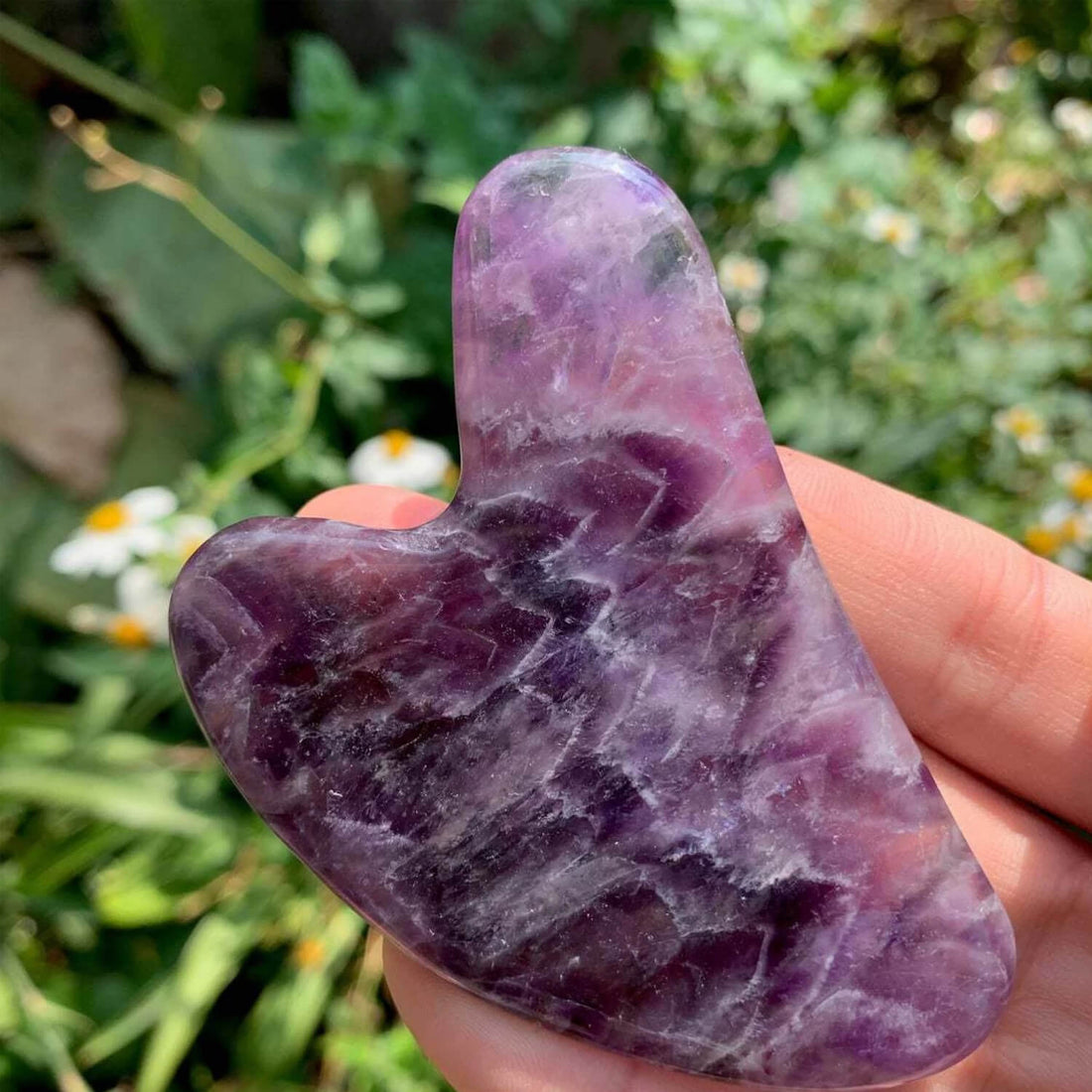 Amethyst Gua Sha