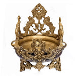 Antique Brass Urli – Timeless Beauty for Home, Temple & Festive Decor, Perfect for Floating Flowers, Candles, and Traditional Indian Ambience. India's Largest Puja Accessories Brand - Satvik