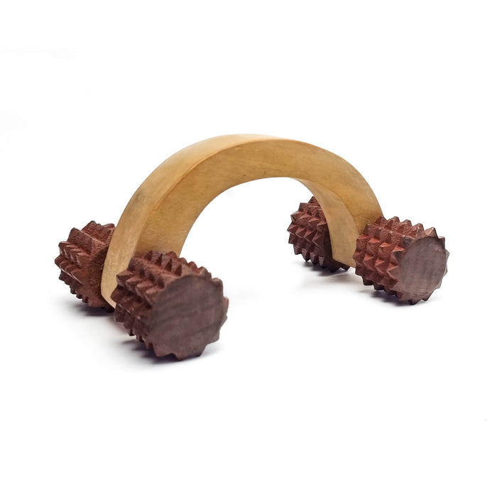 Wooden Back Roller Massager – Natural Relaxation for Back Pain Relief