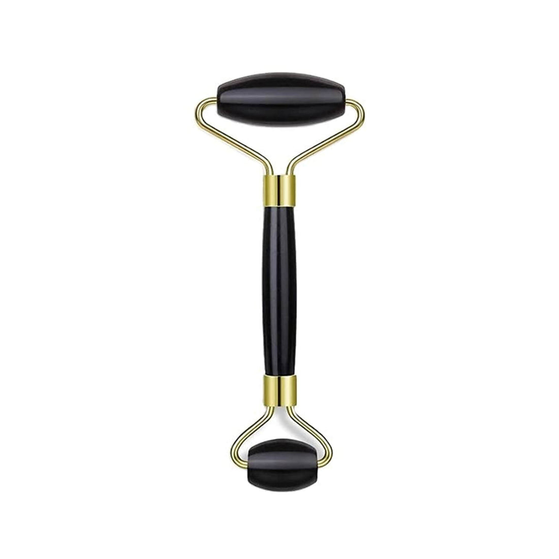 Black Obsidian Face Roller with Gua Sha – Detox & Glow Naturally