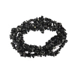 Black Onyx Crystal Necklace for Chakra Healing & Protection