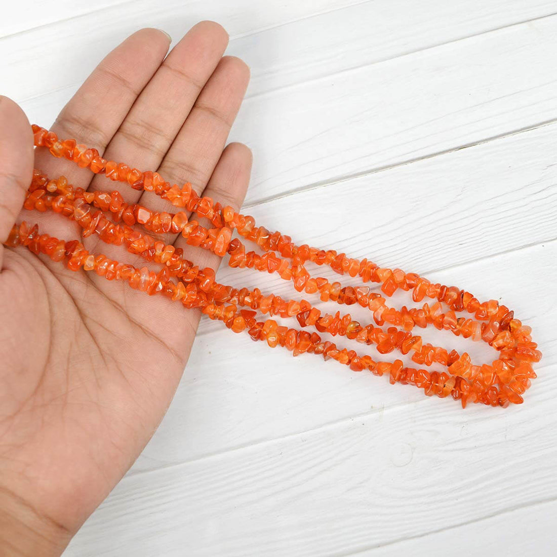 Carnelian Crystal Necklace - Chakra Healing & Vitality Boost
