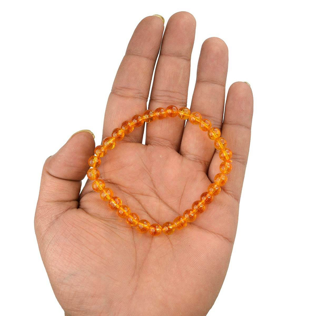 Authentic Citrine Crystal Bracelet for Reiki Healing 6 MM