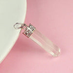 Clear Quartz Crystal Pencil Pendent for Reiki