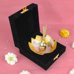 Sliver Golden Lotus Bowl | India’s Largest Pooja Accessories Brand – www.satvikstore.in 