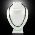 108 Beads Green Aventurine Crystal Jaap Mala for Chakra Healing