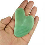 Green Aventurine Jade Face Roller with Gua Sha – Glow & Heal Skin