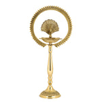 12 INCH Brass Mor Kiran Style Kerala Diya