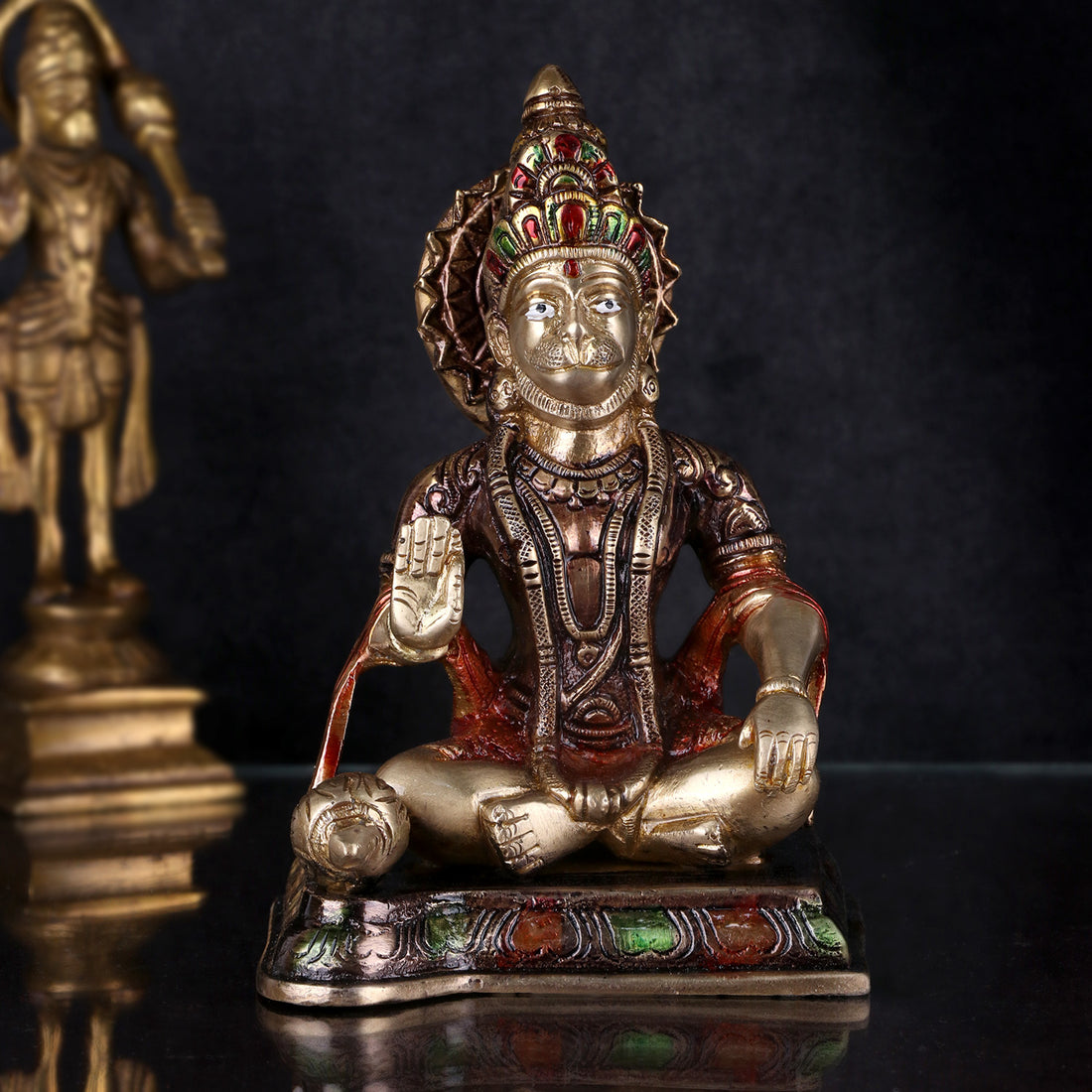 6.3 Inch Divya Brass Hanuman Idol