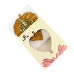 1 pc Lord Ganesh on Leaf Patta Wall Hanging White