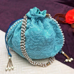 Ethnic Round Embroided Potli Pouches