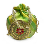 Leheriya Print Women's Potli
