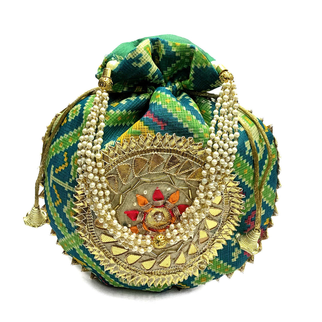 Beautiful Bandhani Potli Pouches