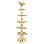 Brass 5 Step Panchmukhi Peacock Kerala Diya