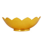 Decorative Embossed Silver Golden Flower Bowl