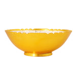 Decorative Embossed Golden Base Bowl