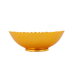 Decorative Embossed Silver Base Bowl