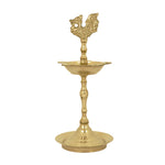6.5 Inch Brass Peacock Kerala Diya