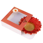 Designer Multicolor Floral Chakra Metal Diya