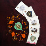 1 Pc Lord Ganesh Face on Leaf Patta Wall Hanging White