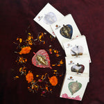1 Pc Lord Ganesh Face on Leaf Patta Wall Hanging - Blue