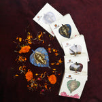 1 Pc Lord Ganesh Face on Leaf Patta Wall Hanging - Blue