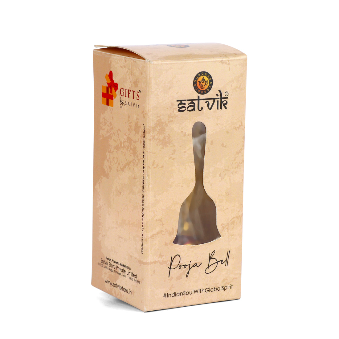 Exquisite Brass Cone Shape Pooja Bell/Ghanti