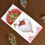 1 Pc Lord Ganesh on Leaf Patta Wall Hanging