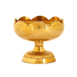 Designer Pure Brass Diya (Small)