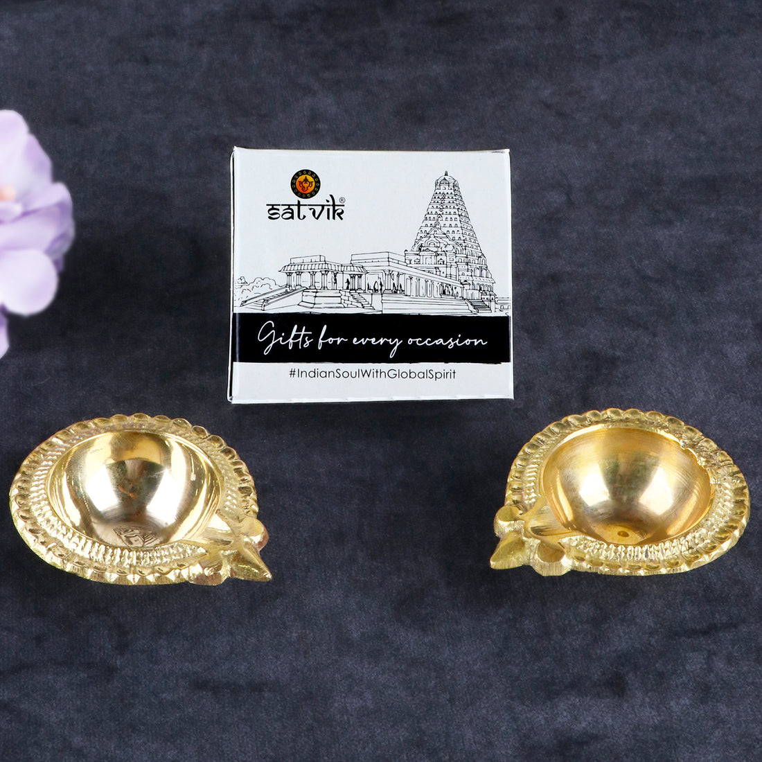 Pure Brass Lakshmi Diya