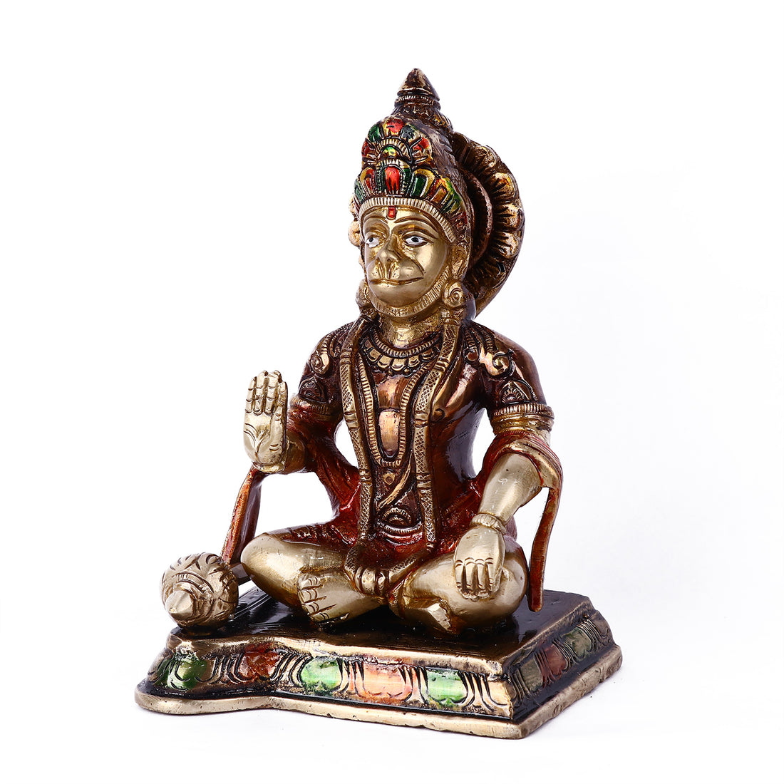 6.3 Inch Divya Brass Hanuman Idol