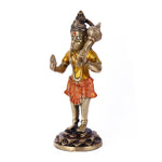 7.6 Inch Brass Standing Hanuman Ji Idol