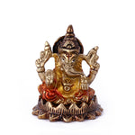 3 Inch Delightful Brass Laxmi Ganesh Idol
