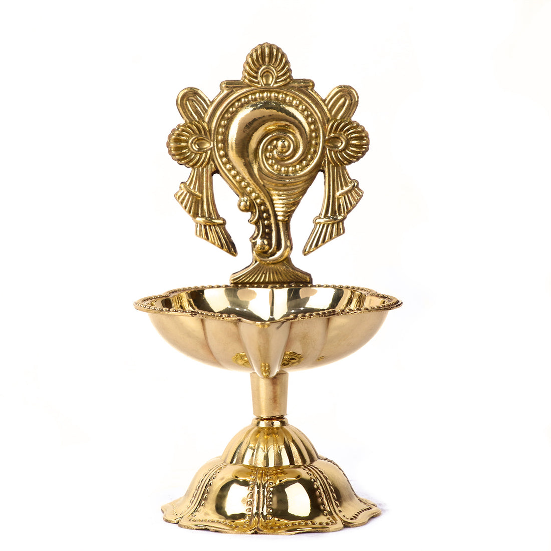 Magnificent Designer Shankh Brass Diya