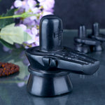 Black Stone Shivling (10cms)