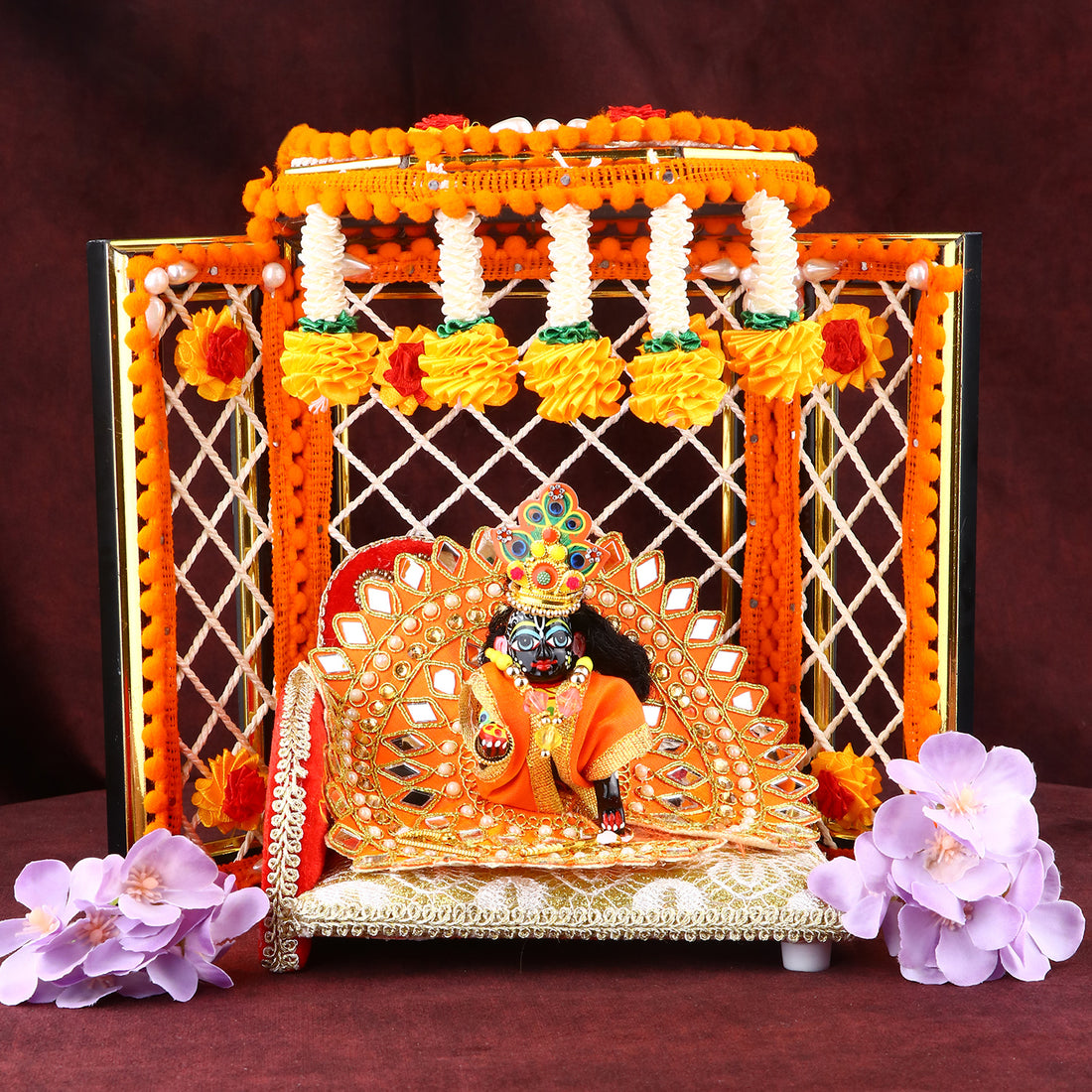 Pretentious Laddu Gopal Phool Bangla (Orange)