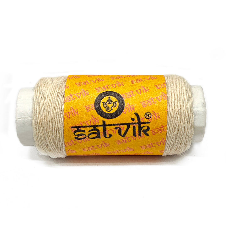 Kacha Sut (White Pure Cotton Thread) For Puja Puja Store Online Pooja Items Online Puja Samagri Pooja Store near me www.satvikstore.in