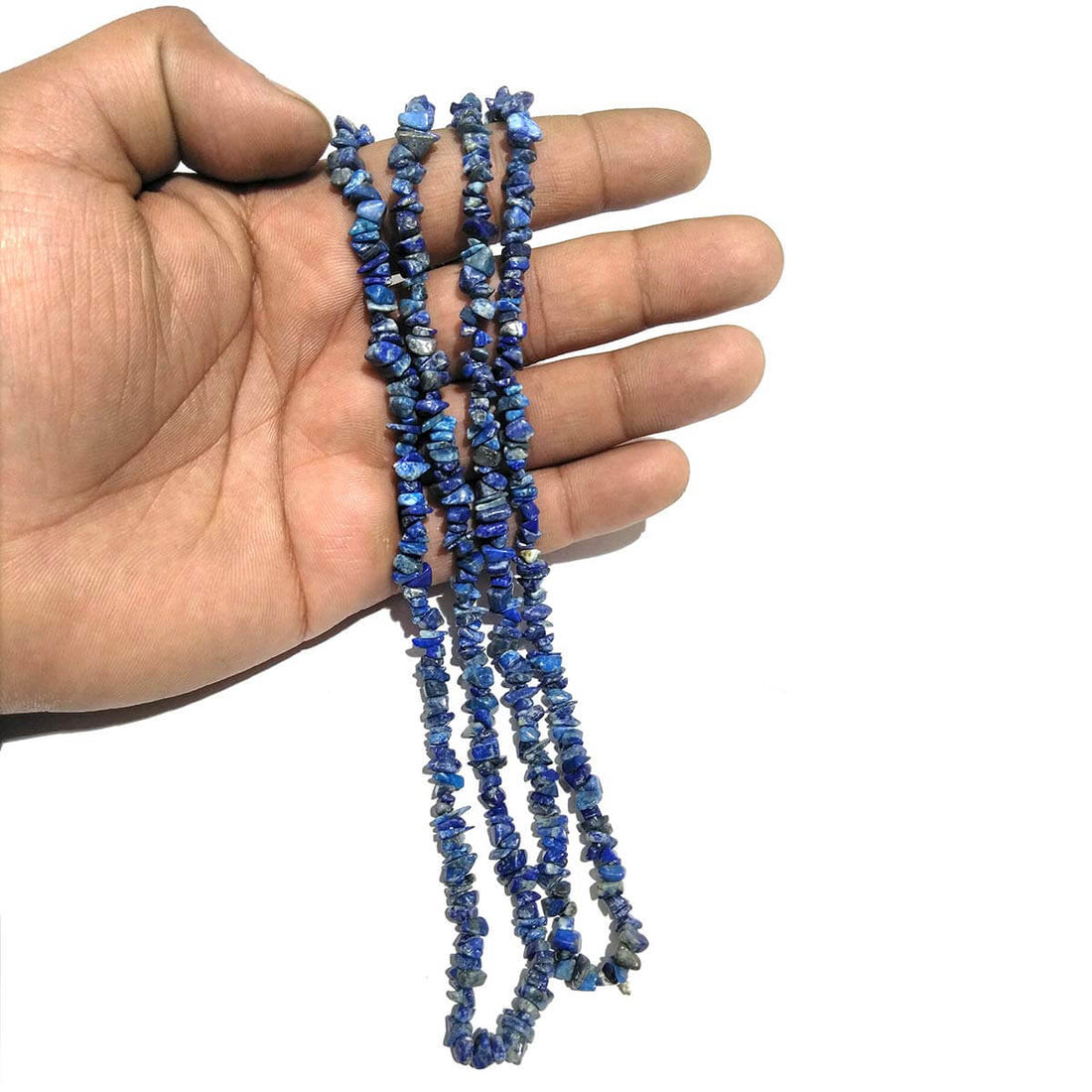 Lapis Lazuli Crystal Necklace for Chakra Healing & Intuition