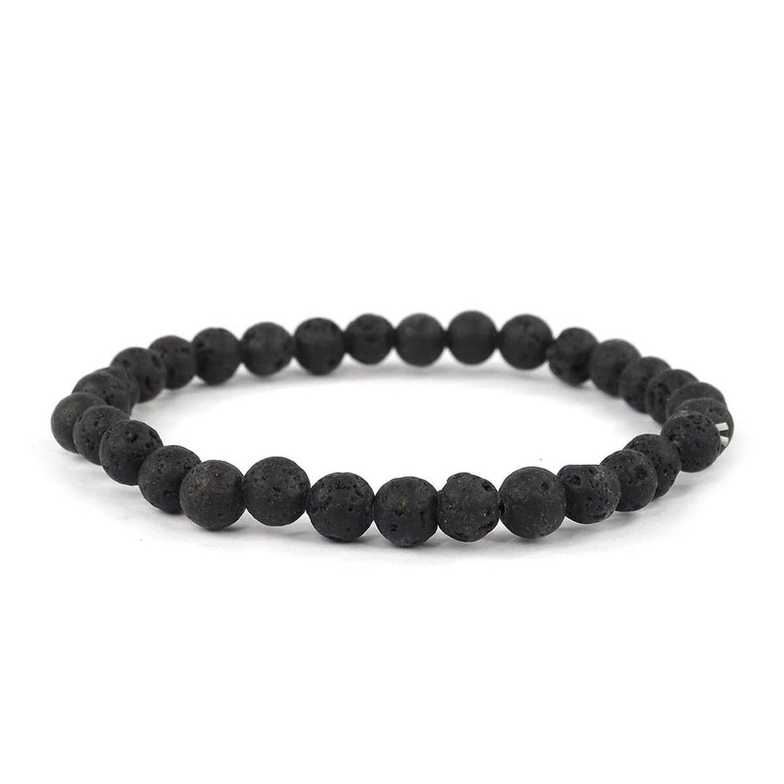 Authentic Lava Crystal Bracelet for Reiki Healing 6 MM