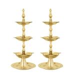 Brass 3 Step Kerala Inauguration Diya